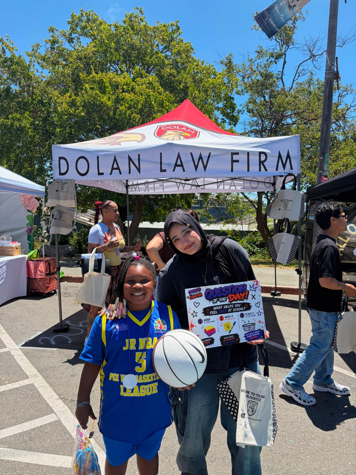 Youth and volunteers connecting at a Bully Talk community event