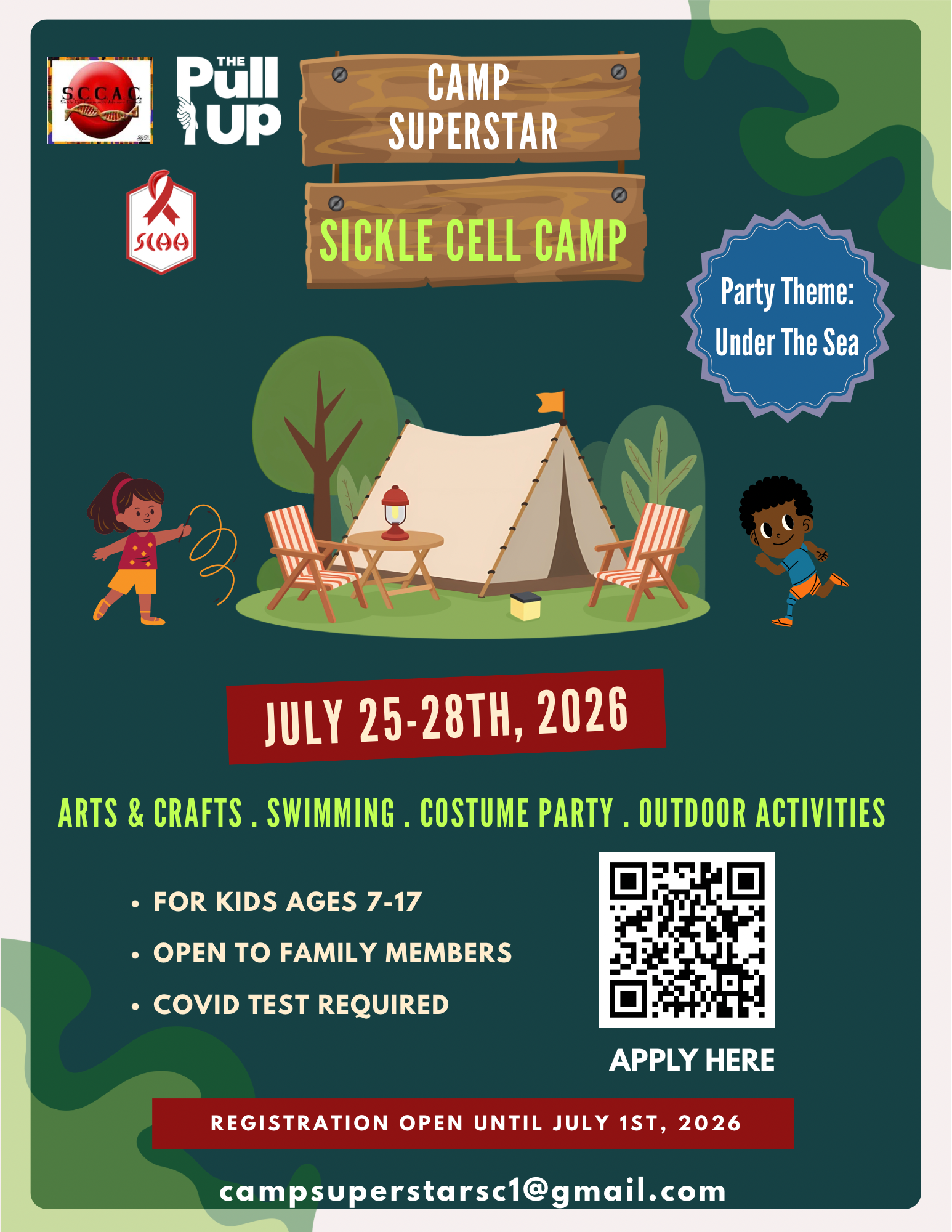 The Pull Up Sickle Cell Summer Camp (Kina Speaking)