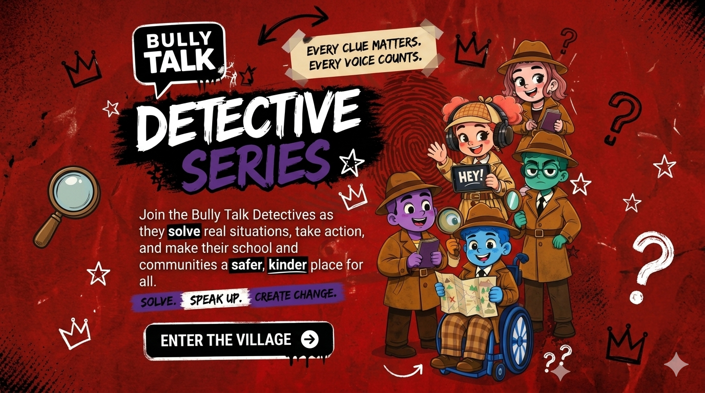 Bully Talk Detective Series — Every clue matters. Every voice counts.